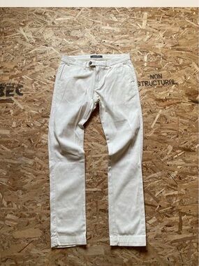 Men's Dan John Slim Cream Chino Pants